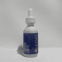 A photograph of CLSICS Live Rosin Tincture Indica Mountain Berry