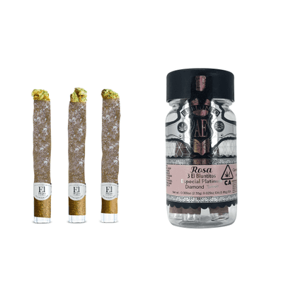 El Blunto Especial Platinum Diamond Bluntito .85g Hybrid Rosa 3pk 2.55g