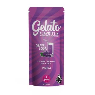 Gelato Flavors All-In-One 1g Indica Grape Soda 10pk
