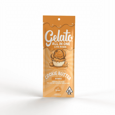 Gelato Live Rosin All-In-One 1g Cookie Butter