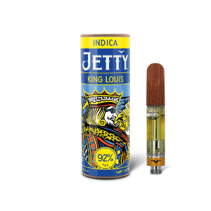 A photograph of Jetty Cartridge High THC 0.5g King Louis