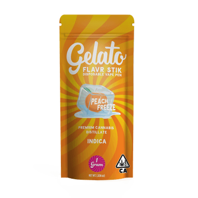 Gelato Flavors All-In-One 1g Indica Peach Freeze 10pk