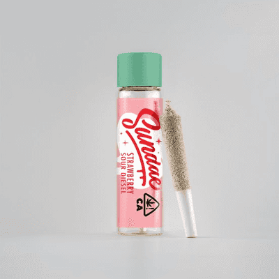 Sundae Infused Preroll 0.5g Sativa Strawberry Sour Diesell