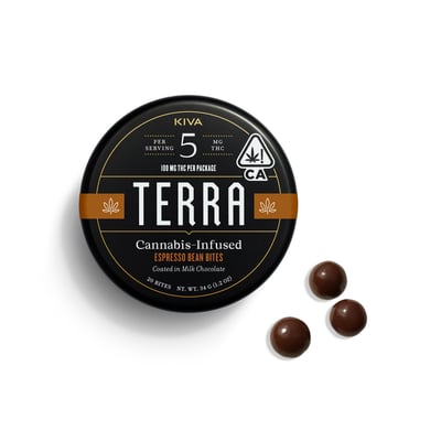 Terra Bites Dark Chocolate Espresso Beans
