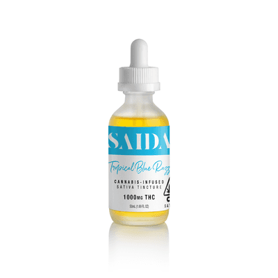 Saida Tincture 1000mg Sativa Tropical Blue Razz
