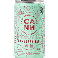 A photograph of CANN Cranberry Sage 6pk 8oz