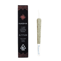 A photograph of Nasha Preroll Altitude Sativa Hybrid Blue Dream x Banana OG