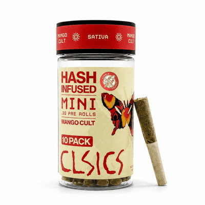 CLSICS Hash Preroll 10pk Sativa Mango Cult