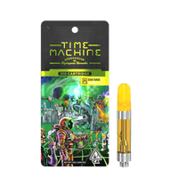 A photograph of Time Machine Cartridge 1g Sativa Sour Tangie