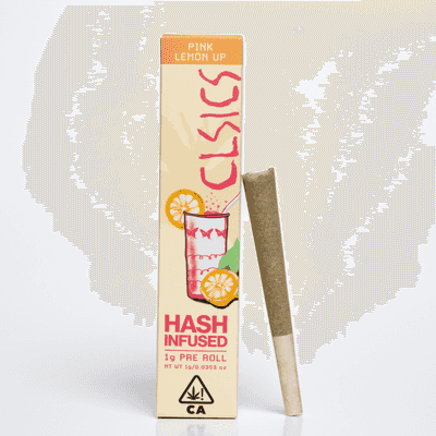 CLSICS Hash Preroll 1g Hybrid Pink Lemon Up