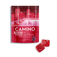 A photograph of Trial Packs Camino Gummies Wild Cherry CBC CBG 5:5:5