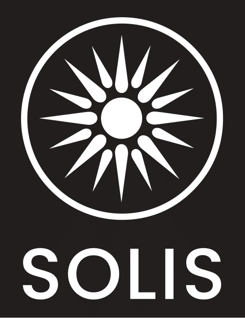 A photograph of Solis All-In-One Vape 1g Indica Purple Lotus