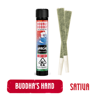 Garcia Hand Picked Preroll Double Doobie .6g Sativa Buddha's Hand E 2pk 1.2g
