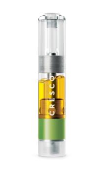 A photograph of Cresco Refresh LLR Cart 1g Hybrid Cali Kush