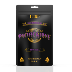 A photograph of Pacific Stone Flower 28.0g Pouch Indica PR OG (4ct)