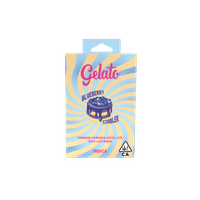 A photograph of Gelato Flavors Cartridge 1g Indica Blueberry Cobbler