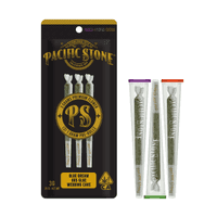 A photograph of Pacific Stone Preroll 1.0g Sativa Hybrid Legend Variety 3-Pack 3.0g