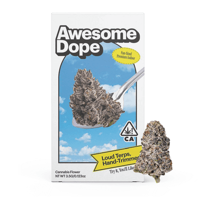 Awesome Dope Indoor Flower 3.5g Indica Peanut Butter Glue