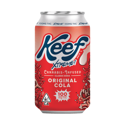 Keef 100mg Original Cola Xtreme Classic Soda 12oz