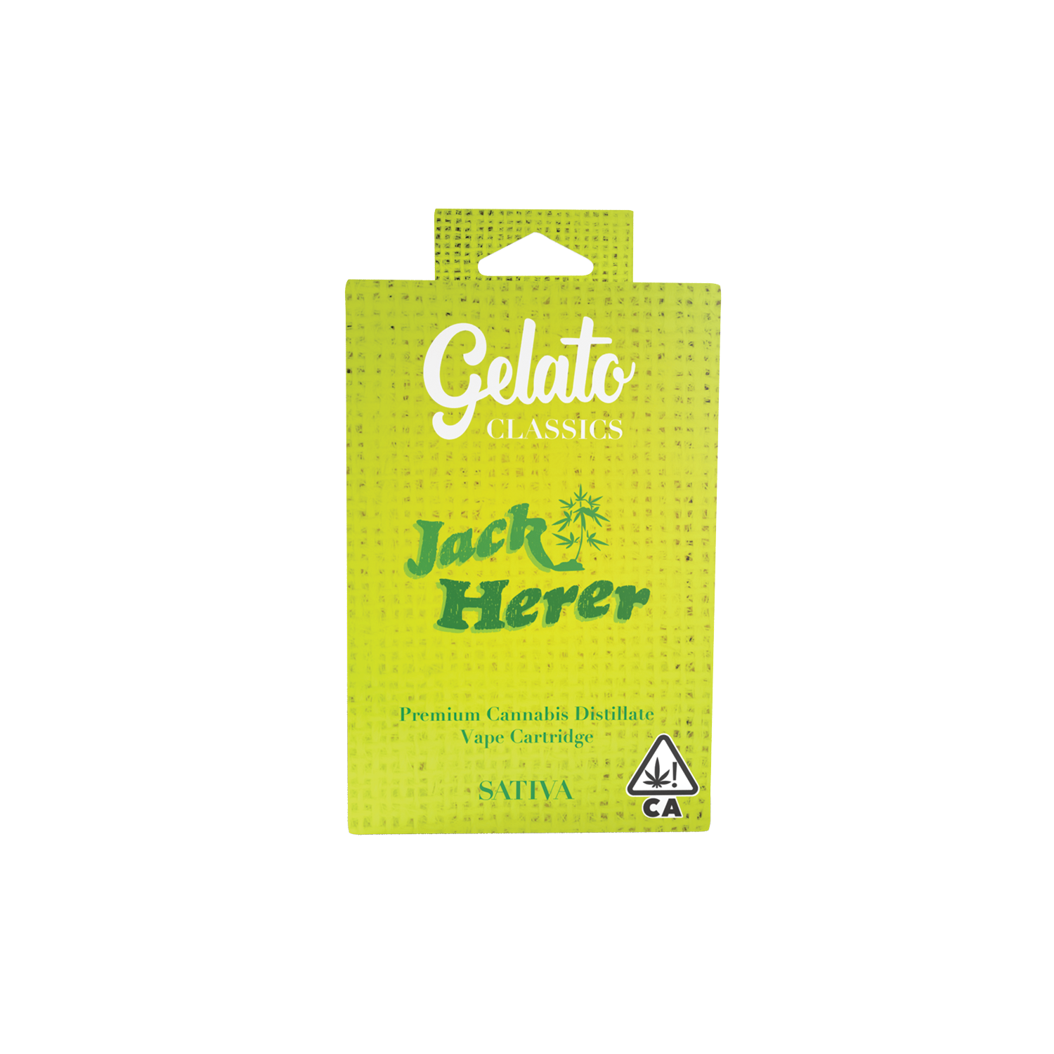 A photograph of Gelato Classics Cartridge 1g Sativa Jack Herer