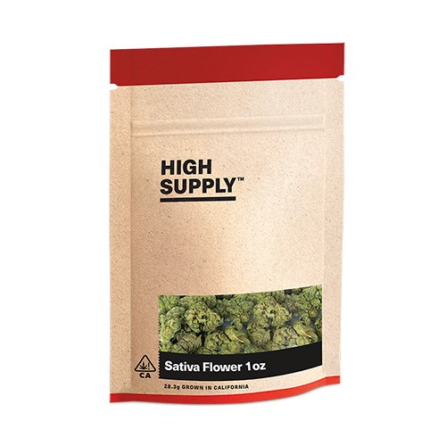 A photograph of High Supply Flower 28g Sativa Donkey Fuel