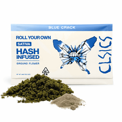 CLSICS Hash Infused Roll Your Own 14g Sativa Blue Crack