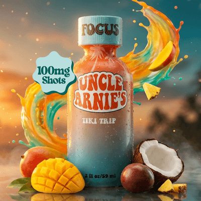 Uncle Arnie's Beverage 2oz Tiki Trip 4:1 THC/CBG 100mg 12pk