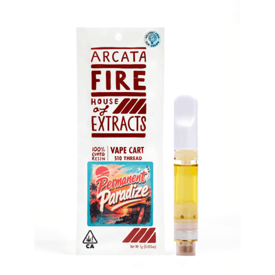 Arcata Fire 100% Cured Resin Cartridge 1g Sativa Permanent Paradize