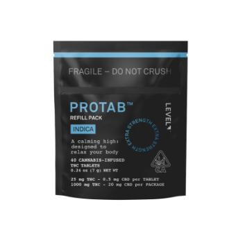 A photograph of Level Protab Refill Pack Indica