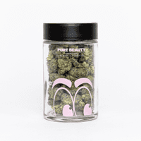 A photograph of Pure Beauty Flower 14.17g Indica Cherry Tart