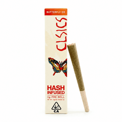CLSICS Hash Preroll 1g Sativa Butterfly OG