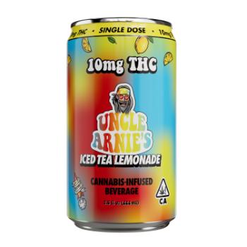 A photograph of Uncle Arnie's Beverage 7.5oz Iced Tea Lemonade 10mg