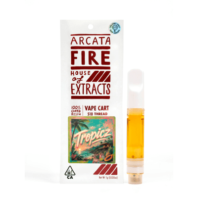 Arcata Fire 100% Cured Resin Cartridge 1g Sativa Tropicz