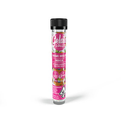 Gelato Lolli's Single Infused Preroll 1.2g Indica Creme Brulee 12pk