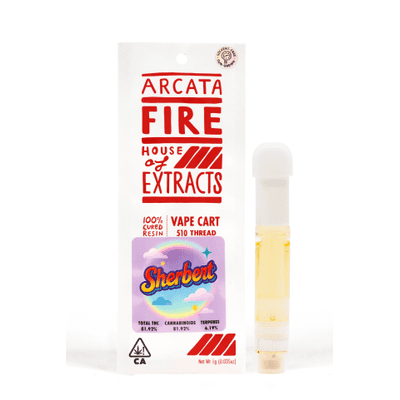 Arcata Fire 100% Cured Resin Cartridge 1g Indica Sherbert