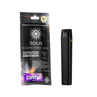 A photograph of Solis Diamond Enhanced All-In-One 1g Indica Purple Lotus