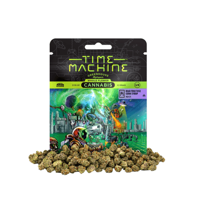 Time Machine Flower 3.5g Indica High Fructose Corn Syrup 16ct