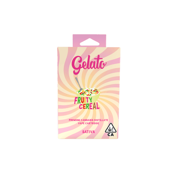 A photograph of Gelato Flavors Cartridge 1g Sativa Fruity Cereal