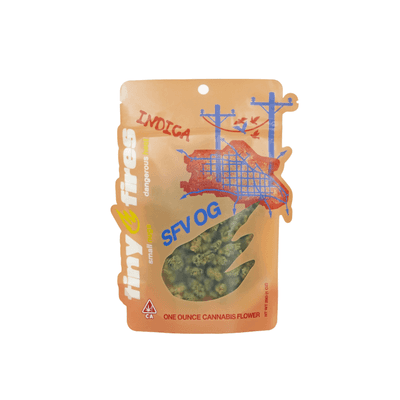 Tiny Fires Flower 28g Indica SFV Og