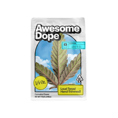 Awesome Dope Flower 7g Indica Hybrid Triangle Mints
