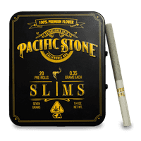 A photograph of Pacific Stone Slims 0.35g Indica Wedding Cake 20-Pack 7.0g