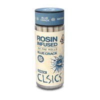 A photograph of CLSICS Rosin Preroll 5pk .5g Sativa Blue Crack