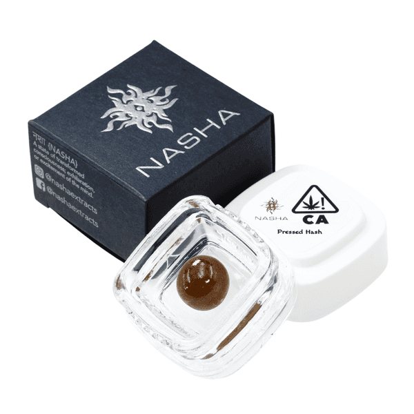 A photograph of Nasha Onyx Pressed 1.2g Sativa Lemon Sportif