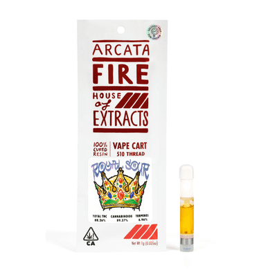 Arcata Fire 100% Cured Resin Cartridge 1g Hybrid Royal Sour