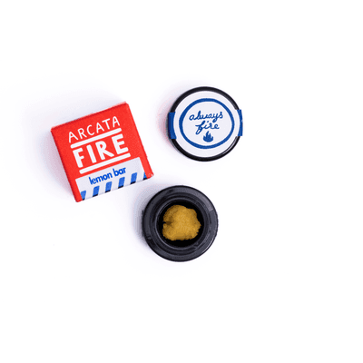 Arcata Fire T1 100% Live Rosin Cold Cure Concentrate 1g Sativa Lemon Bar
