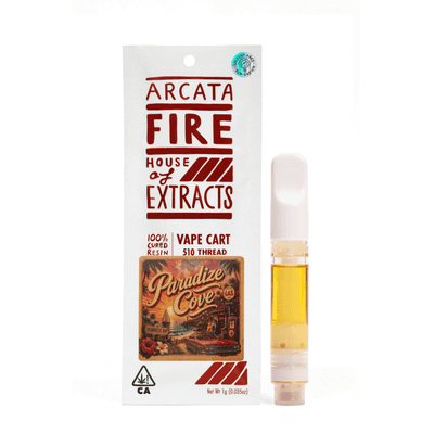 Arcata Fire 100% Cured Resin Cartridge 1g Hybrid Paradize Cove