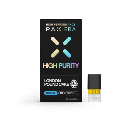 PAX High Purity THC Pod 1g Indica London Poundcake