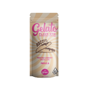 A photograph of Gelato Flavors All-In-One 1g Indica Biscotti