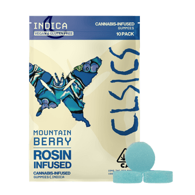 CLSICS Live Rosin Gummies Indica Mountain Berry