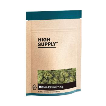 A photograph of High Supply Flower 14g Indica Ice Cream Cake